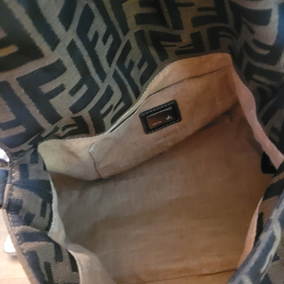 Fendi Mamma BAGUETTE MONOGRAM NYLON BAG - Picture 8 of 17